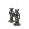 Wiccan Pentagram Candlesticks 15cm (Set of 2) Witchcraft & Wiccan NEMESIS NOW | EASTER SALE