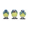 Three Wise Blue Tits 8cm Animals NEMESIS NOW | EASTER SALE
