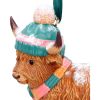 Winter Highland Cow Snowfall Hanging Ornament Indéterminé Winter Highland Cows