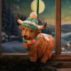 Winter Highland Cow Snowfall Hanging Ornament Indéterminé Winter Highland Cows