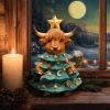 Winter Highland Cow Tree Indéterminé Highland Cows