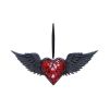 Black Winged Heart Hanging Ornament Gothic New Arrivals