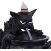 Spite's Cauldron Backflow Incense Burner 16.3cm Cats Articles en Vente