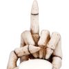 Final Gesture Candle Holder 8.2cm Skeletons Gifts Under £100