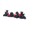 Midnight Treasures (Set of 4) 5.5cm Dragons Figurines de dragons