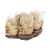 Six Shooter Skulls 10cm (set of 6) Skulls Halloween Party