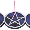 Lunar Trinity Incense Burner (set of 4) 21.5cm Witchcraft & Wiccan Flash Sale Day 4