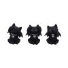 Three Wise Vampuss 9cm Cats Halloween RRP Below 20