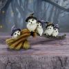Feathered Broomstick 26cm Owls Chouettes