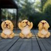 Three Wise Golden Labradors 7.5cm Dogs NEMESIS NOW | EASTER SALE