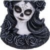 Flor de Muerte Tea Light Holder 10.5cm Skulls Gifts Under £100