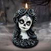 Flor de Muerte Tea Light Holder 10.5cm Skulls Gifts Under £100