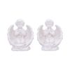 Whispers to Heaven Tea Light Holders (Set of 2) 12.7cm Cherubs Easter