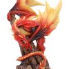 Vermilion Inferno Dragons Figurines de dragons
