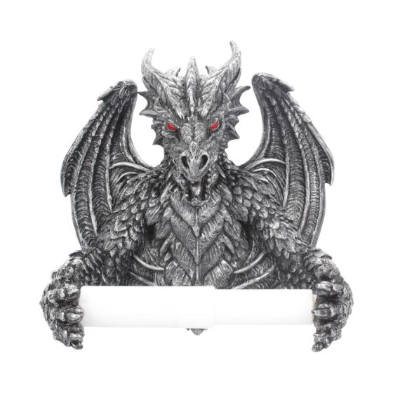 Obsidian Toilet Roll Holder Dragons Father's Day