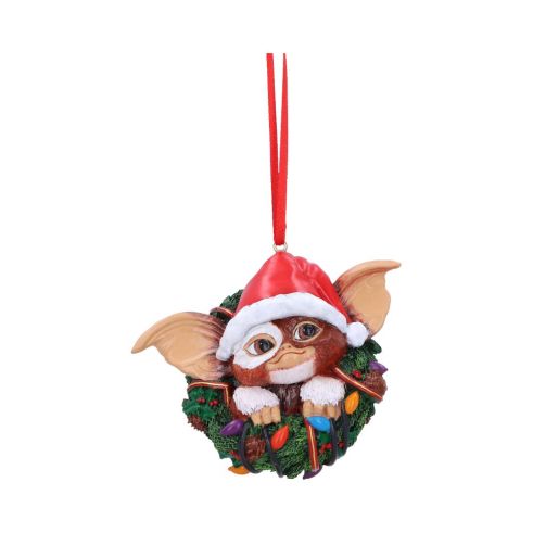 Gremlins Gizmo in Wreath Hanging Ornament 10cm Fantasy Top 200