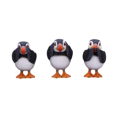 Three Wise Puffins 9cm Animals Gifts Under £100