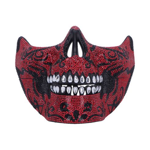 Jewelled Masquerade (Red) 17.5cm Skulls NEMESIS NOW | EASTER SALE