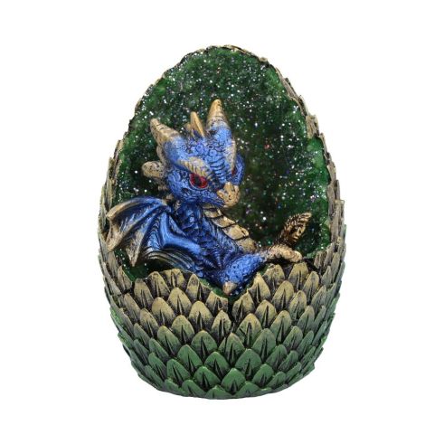 Geode Home (Blue) 10.7cm Dragons LED Figurines