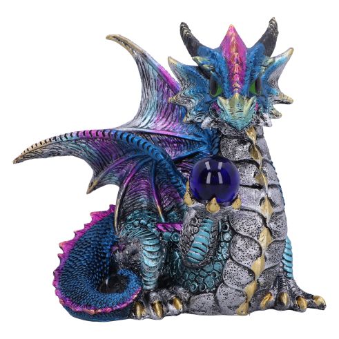 Orb Hoard (Blue) 15.5cm Dragons Figurines de dragons