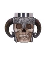 Viking Skull Tankard 19cm Skulls Father's Day