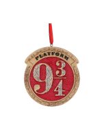 Harry Potter Platform 9 3/4 Hanging Ornament 8.2cm Fantasy Christmas Gift Guide Hanging Ornaments