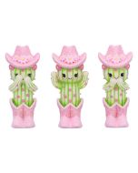 Three Wise Cacti 9.5cm Indéterminé Gift Shop Essentials Pocket Money