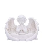 Prayers to Heaven Tea Light Holder 21cm Cherubs Spiritual Product Guide