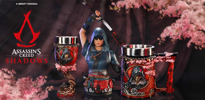 Offiziell lizenzierte Assassins Creed Merchandise von Nemesis Now.