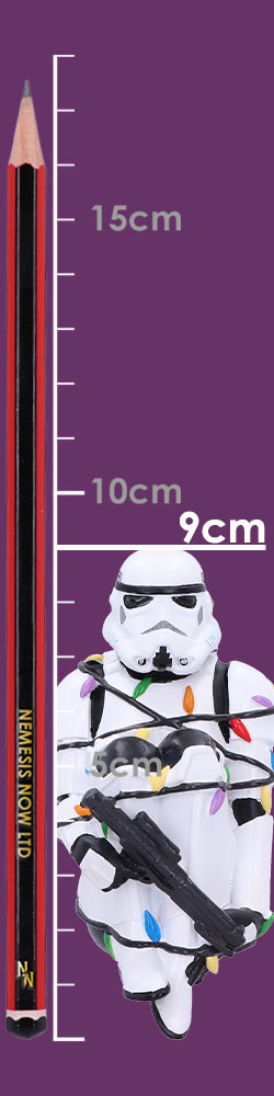 Stormtrooper In Fairy Lights Hanging Ornament 9cm Stormtrooper In Fairy Lights Hanging Ornament 9cm