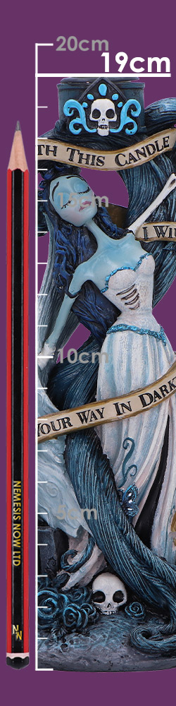 Corpse Bride With This Candle Vow Candle Holder 19cm Corpse Bride With This Candle Vow Candle Holder 19cm