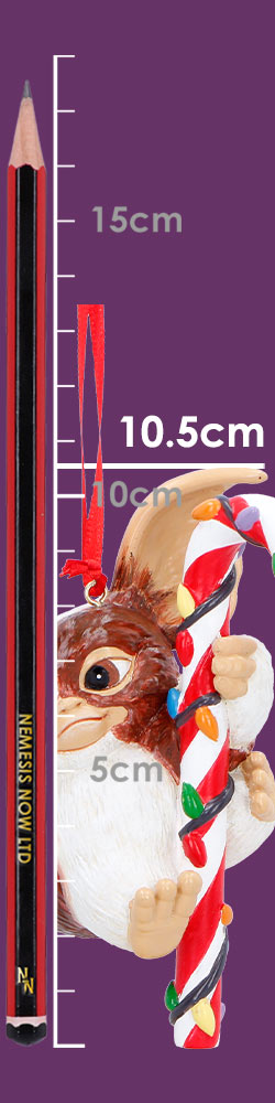 Gremlins Gizmo Festive Candy Cane Hanging Ornament