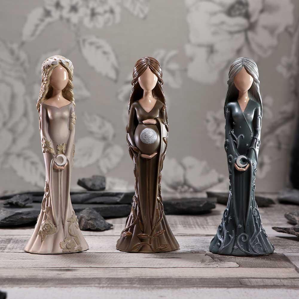 Wiccan Aspects of Maiden, Mother and Crone 15cm