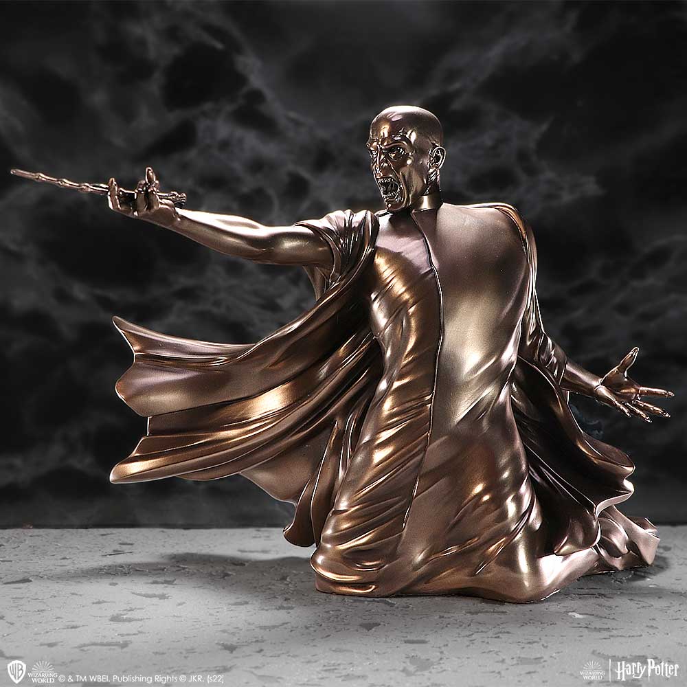 Officially Licensed Harry Potter Voldemort Avada Kedavra Bronze Figurine 32cm