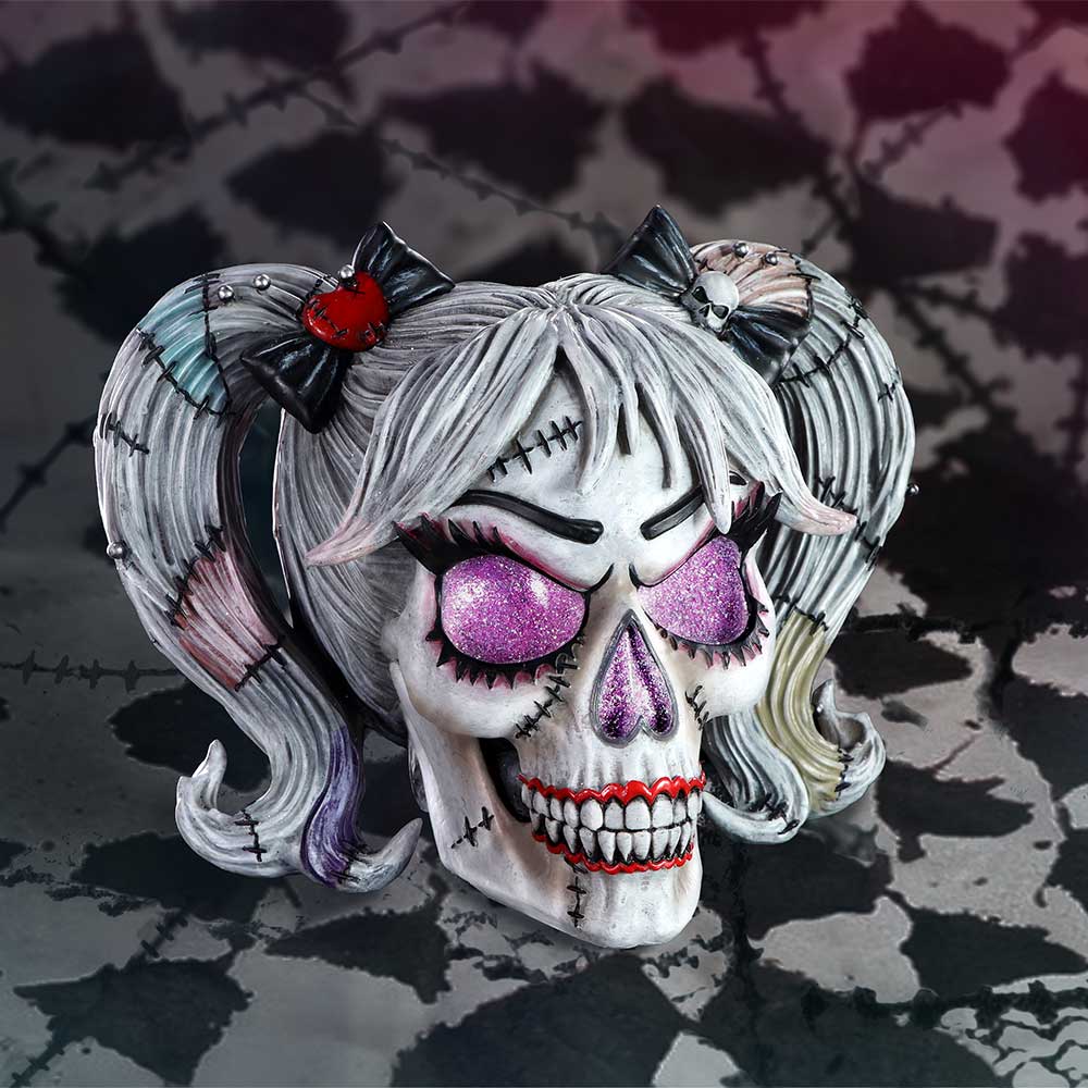 Drop Dead Gorgeous - Pins and Needles Franken-doll Skull