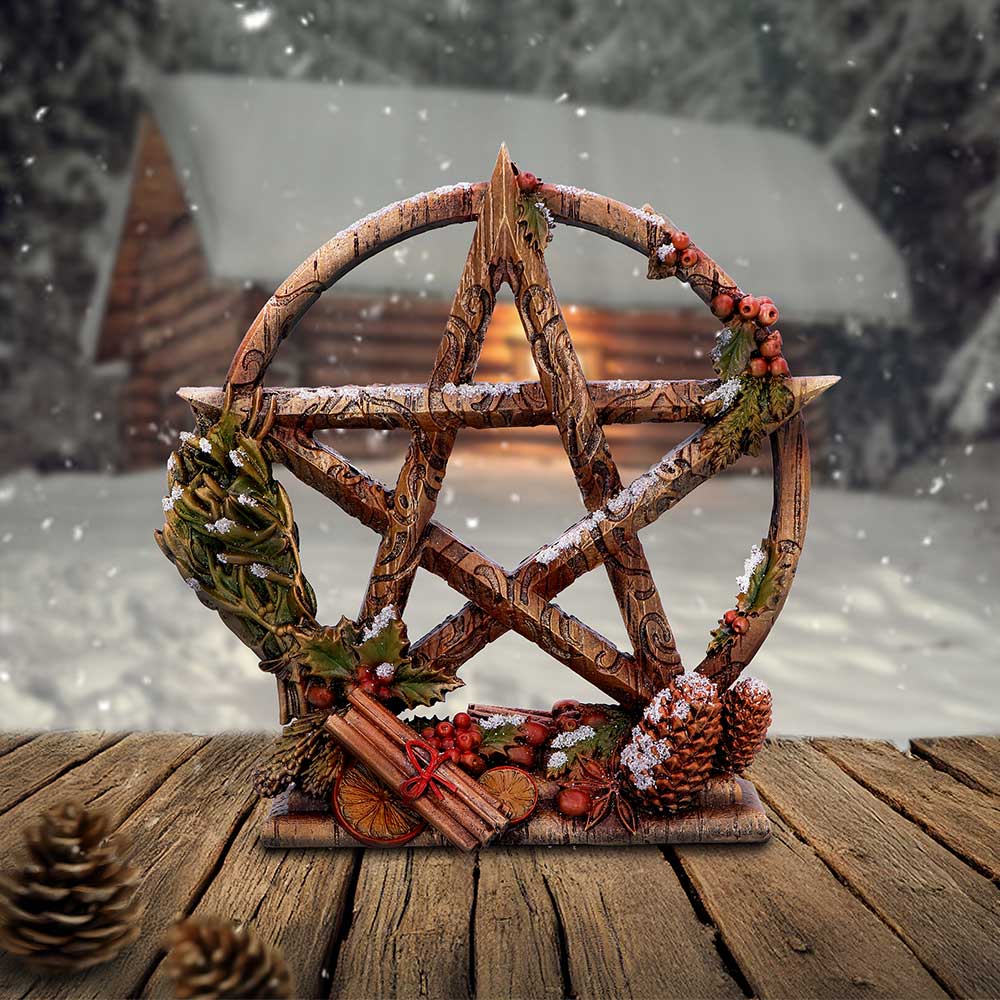 Winter Decorative Pentagram Ornament