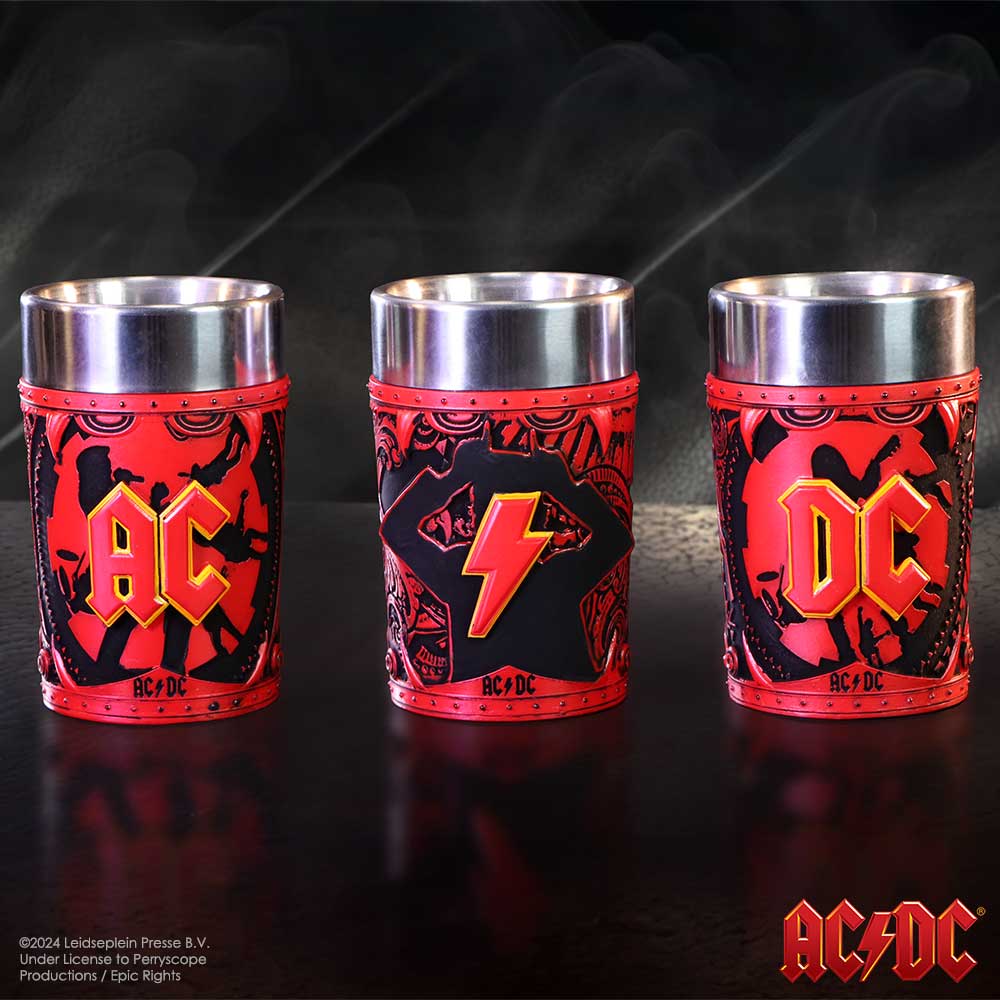 ACDC Logo Set of 3 Shot Glass Set