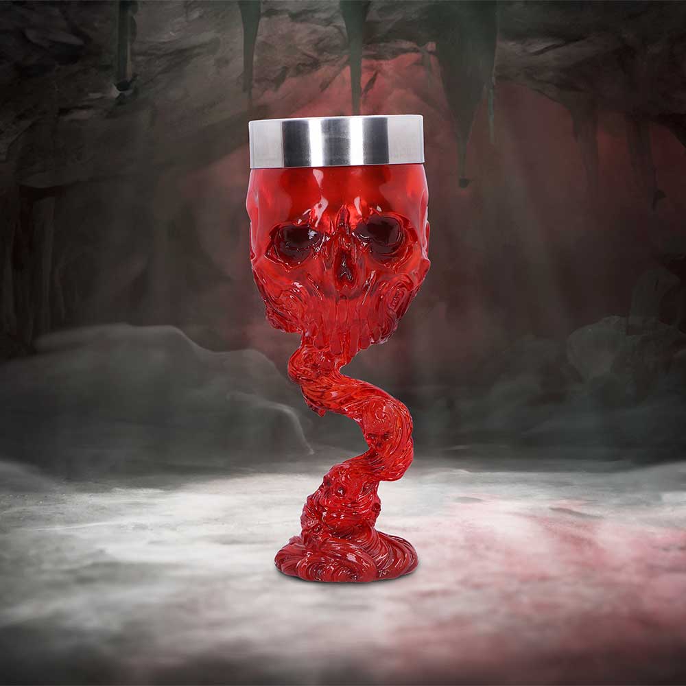 Soul Spirit Clear Red Skull Goblet