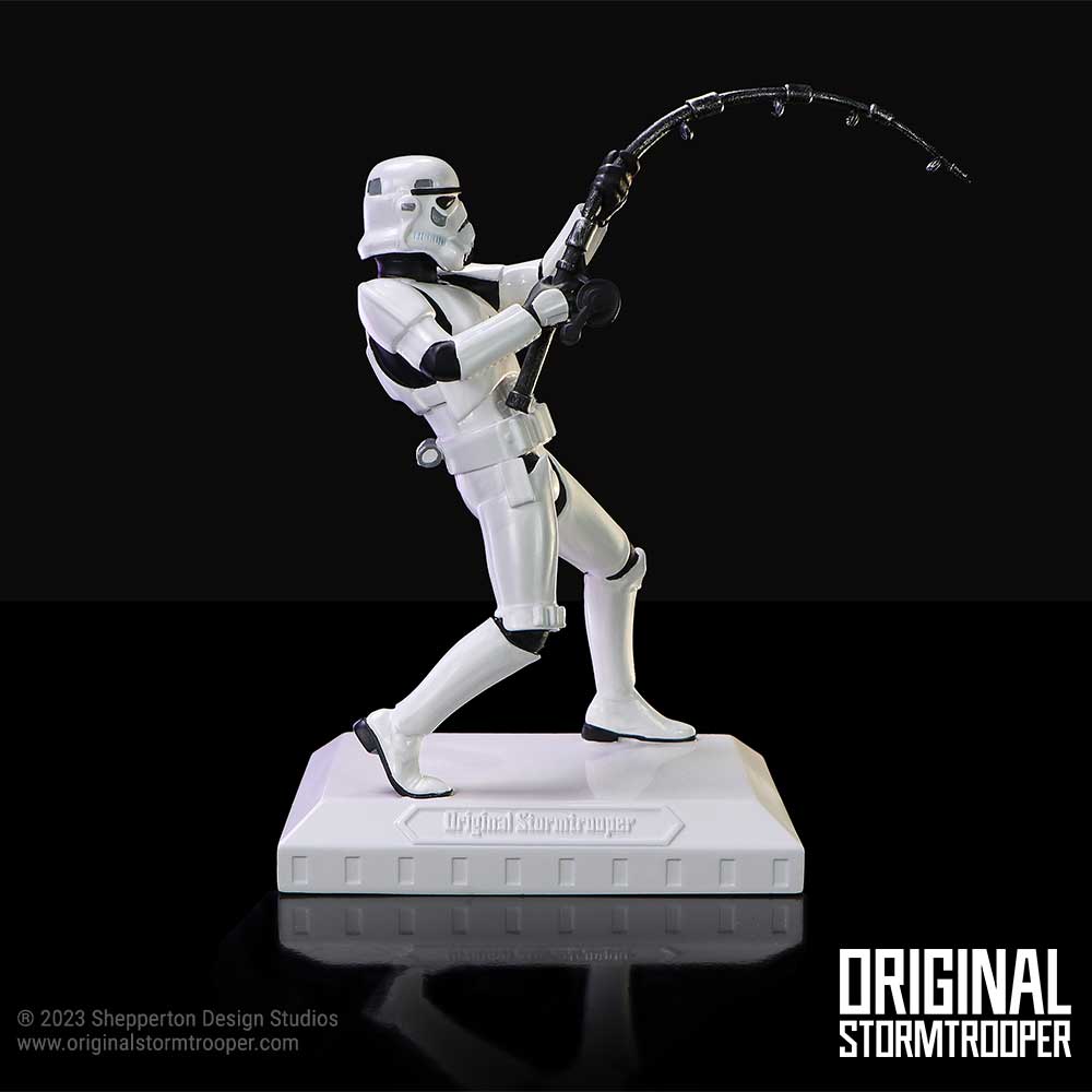 Original Stormtrooper What a Catch Fishing Figurine