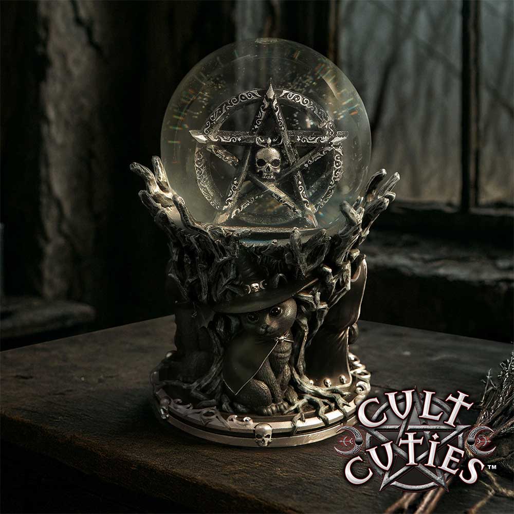 Cult Cuties Circle of Mischief Snow Globe 12cm