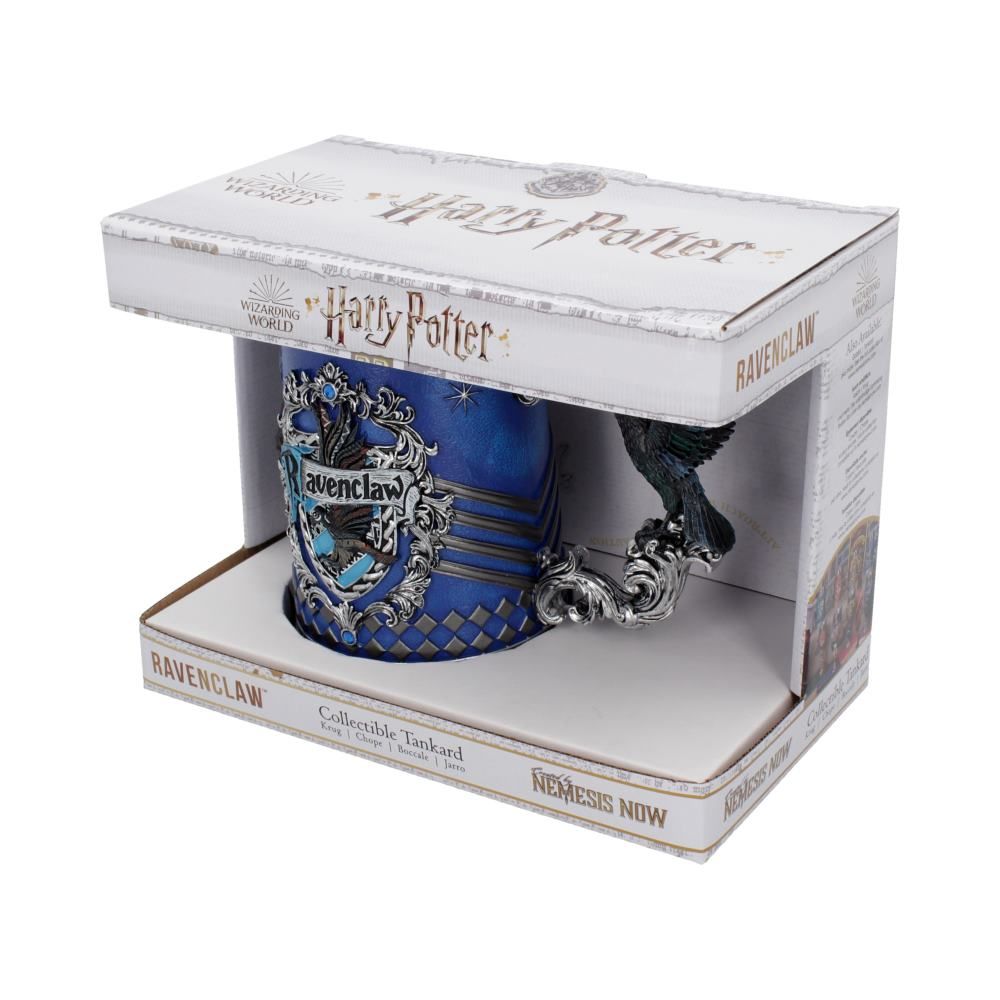  Nemesis Now Harry Potter Ravenclaw Hogwarts House Collectible  Bronze Resin Tankard, 1 Count (Pack of 1), Blue Silver : Office Products