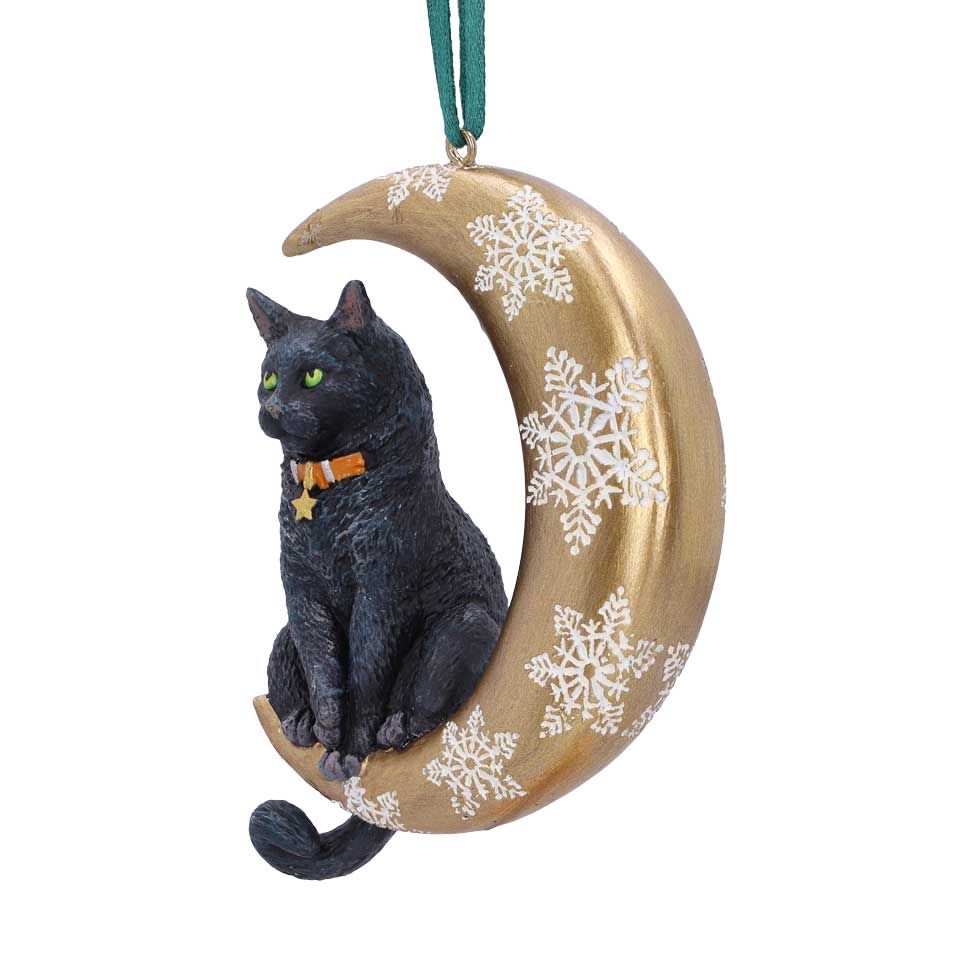 Moon Cat Hanging Ornament | Nemesis Now Wholesale Giftware