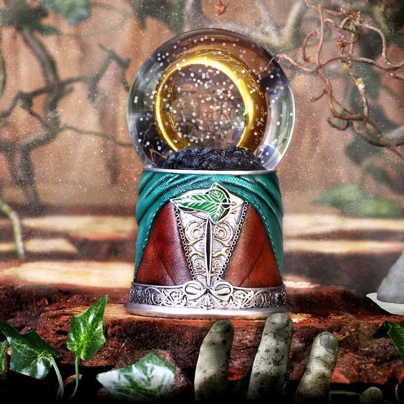 Lord of the Rings Frodo Snow Globe 17cm Fantasy Christmas Gift Guide Hanging Ornaments