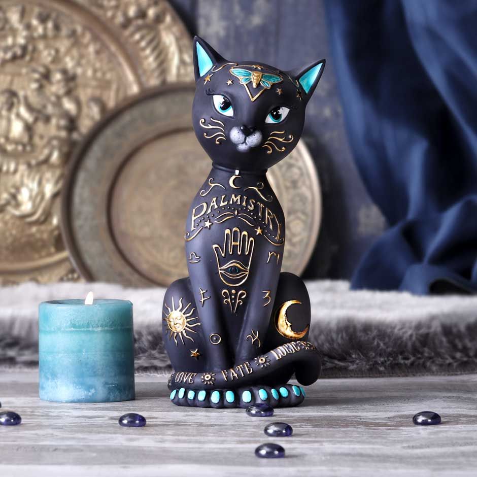 Nemesis Now Mystic Kitty Spirit Board Black Cat Figurine