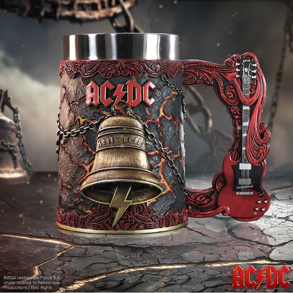 ACDC Hells Bells Tankard 15 7cm Acdc hells bells tankard 15 7cm