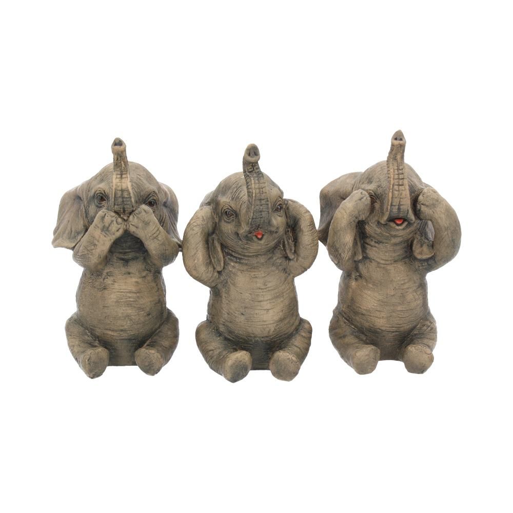 Three Wise Elephant Figurines | Nemesis Now Wholesale Giftware