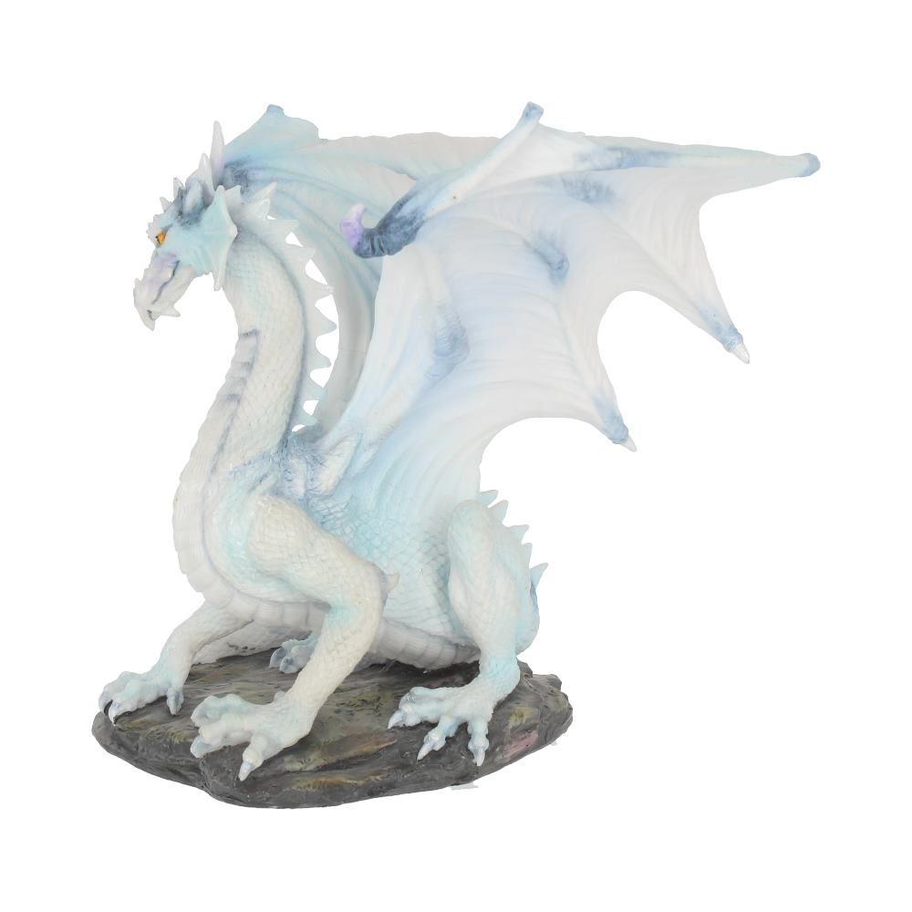 Nemesis Now Aaden U5289S0 - Statuetta a Forma di Drago a Riposo, 10,2 cm, Colore: Rosso e Dorato