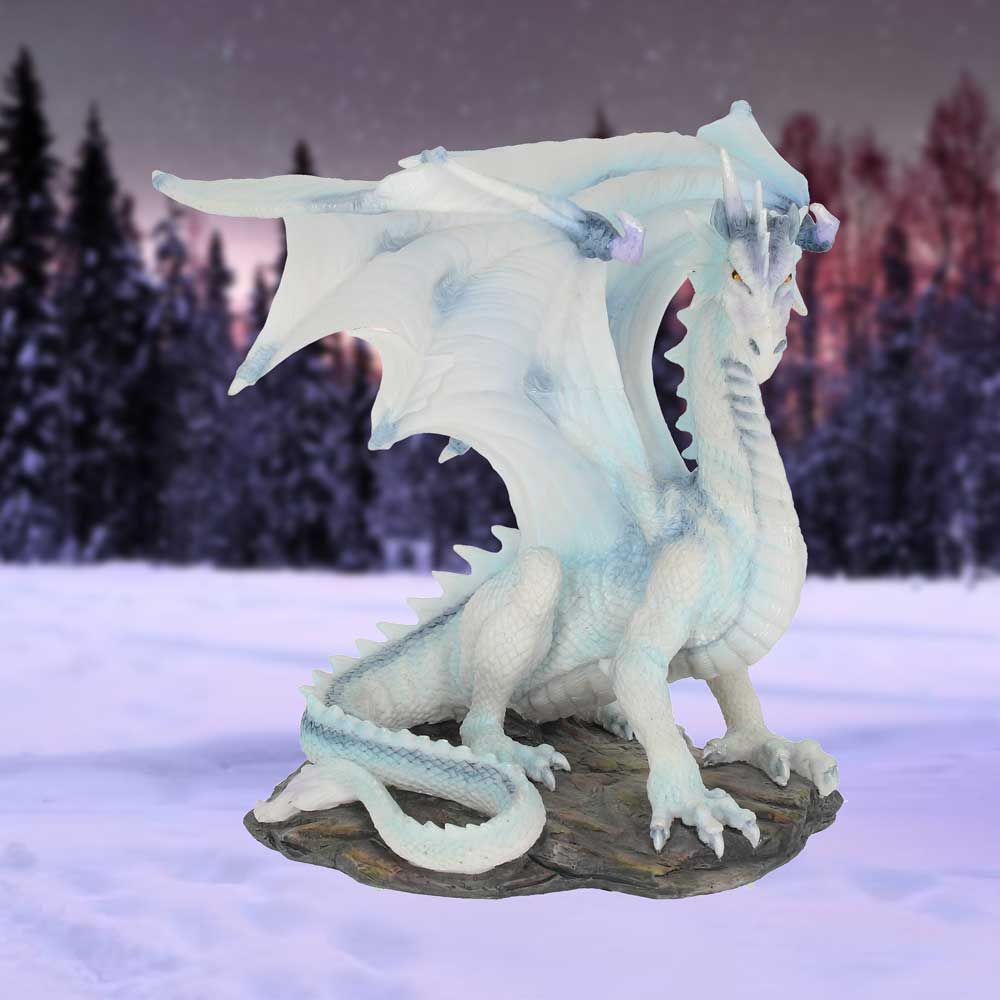 Figura De Dragón Decorativa De Resina, Escultura Realista De Color Blanco Con Detalles Intrincados, Para Escritorio, Estantería O Mesa De Noche, Ideal Para Coleccionistas Y Regalos