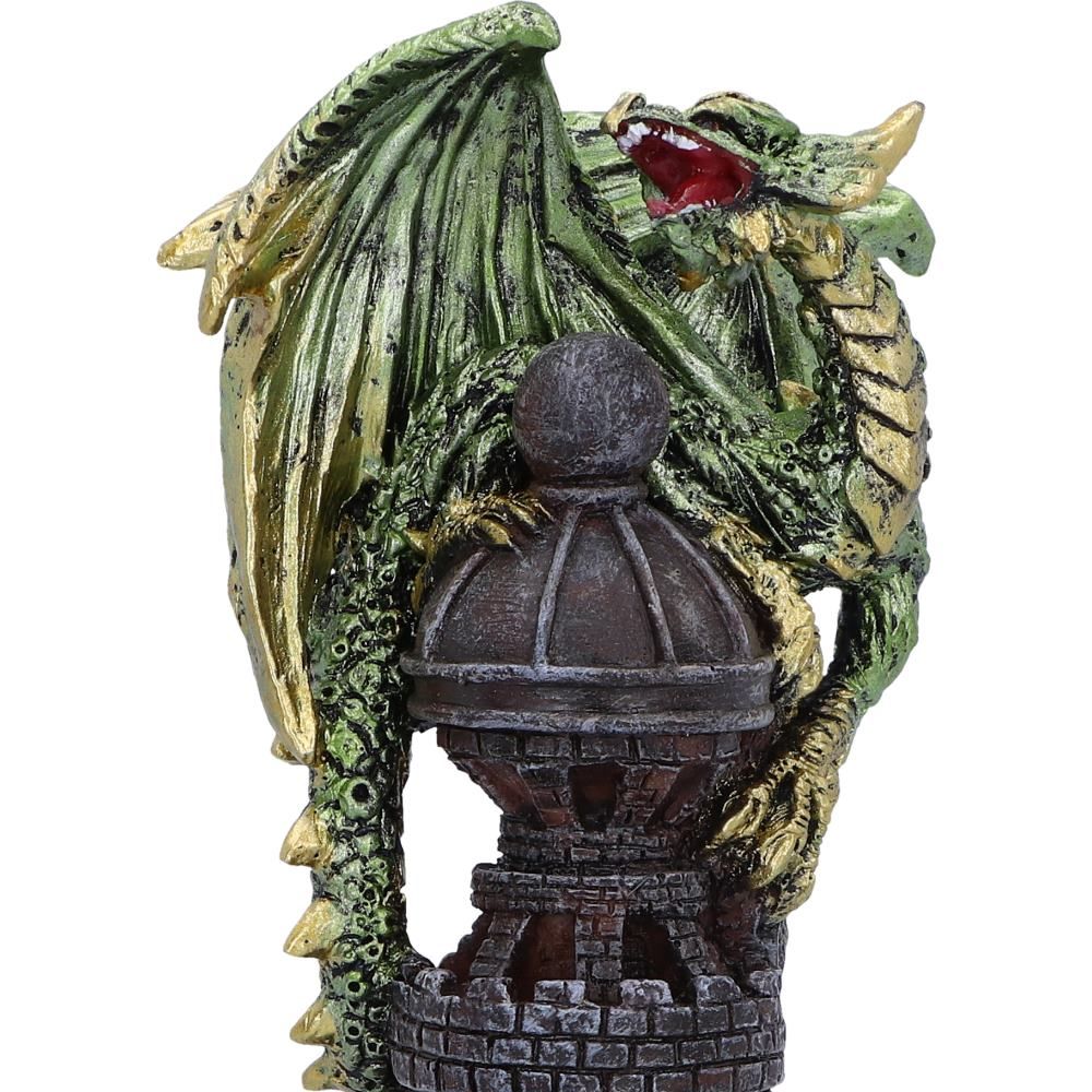 Figurine Nemesis Now Triple Moon Guardian Dragon – Or – 13,2 Cm – Neuf Sous Boîte