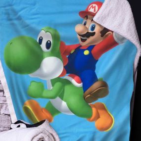 Super Mario - Mario and Yoshi Throw 100*150cm